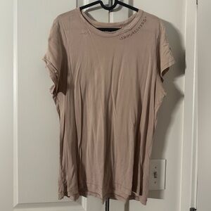 Aerie Beach Shipwrecked Dusty Pink Tee